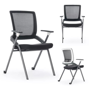 Mobilier de classe d'école universitaire, chaise en maille de bureau de formation de salle de conférence pour étudiants - Product Image 1