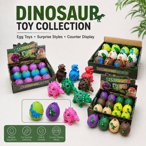 Vente en gros : Jouet anti-stress en forme d'œuf de dinosaure de la marque KL, couleurs assorties, jouet sensoriel, option logo personnalisé pour les fêtes - Product Image 1
