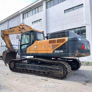 Excavatrice originale coréenne Hyundai 350LC-9S 35 tonnes Heures de travail réduites Bonne performance Vente à bas prix Hyundai d'occasion - Product Image 1