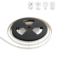 Bandes LED USB PC Epistar 8 mm ZXLED avec contrôle par application, dimmables, IP33, température de couleur 3000-6500K, découpables, CRI 90 élevé