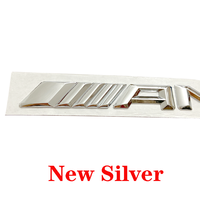 Badge de voiture ABS, autocollant en plastique avec logo AMG 3M pour Mercedes W124 W211 W212 W210 W205 W203 W204 W126 W168 W169 W176 W177