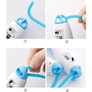<span class=keywords><strong>Corde</strong></span> à sauter de <span class=keywords><strong>sport</strong></span> réglable en PVC et PP avec compteur de vitesse intelligent, poignée en éponge, <span class=keywords><strong>corde</strong></span> à sauter <span class=keywords><strong>pour</strong></span> enfants et adolescents - Product Image 6