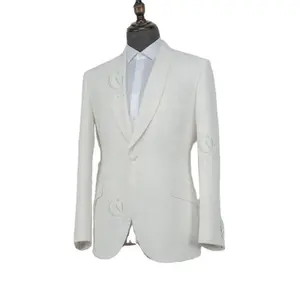 Manufactory Direct customized Classical white tuxedo mens quality blazers