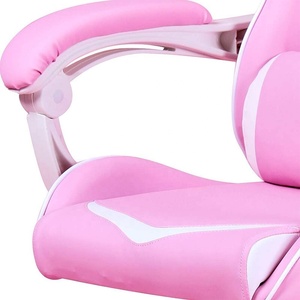 Chaise de jeu rose Sakura d'Italie, chaise d'ordinateur pour fille, étoile à six branches, aile mignonne et <span class=keywords><strong>douce</strong></span>, chaise longue, coussin en forme de cœur, e-sport - Product Image 6