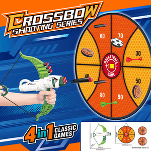Juego de tiro con dardos, tablero de dardos de 60x73cm, 3 en 1, juguete divertido para niños, para jugar al aire libre o en interiores, para mayores de 3 años - Product Image 3