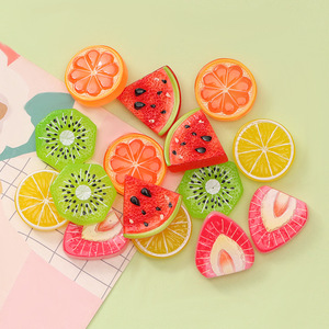 Moldes de Silicona Realistas con Forma de Rodajas de Fruta para Resina, Joyería, Dijes de Slime y Clips para Zapatos - Product Image 1