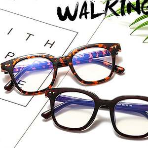 Gafas con Logotipo Personalizado, Montura Óptica Cuadrada Clásica Vintage de Alta Calidad para Hombre y Mujer, Gafas con Bloqueo de Luz Azul para Hombre y Mujer - Product Image 2