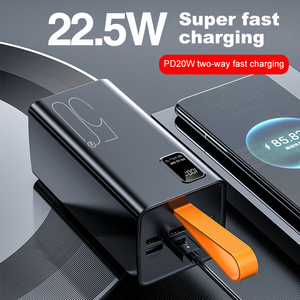 باور بانك محمول 20000 مللي أمبير بتقنية الشحن السريع PD+QC وقوة 22.5 واط، شاحن ذكي متعدد التوافق بسعة 50000 مللي أمبير - Product Image 2