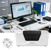 Impresora Grabadora de Discos Todo en Uno MS-550A, Capacidad de 100 Discos, Transferencia Térmica de 300 DPI, Impresión Rápida en 5s para Copias de Seguridad