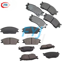 Bantalan rem depan keramik kualitas tinggi untuk Mazda CX-5 KE GH dengan OEM Parts FMSI D3155 bagian khusus bebas debu rem otomatis