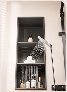 Drainage <b>cabinet</b> for bathroom alcove 304 stainless steel <b>cabinet</b> Shower interior embedded shelf Waterproof and moisture-proof - Product Image 4