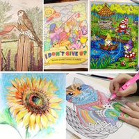 Lot de crayons de couleur professionnels Infinity en gros, 12 couleurs de pointe technologique, crayons standard pour l'art et la peinture des enfants