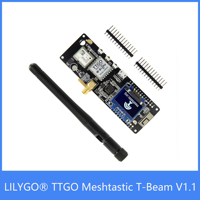 TTGO Meshtastic T-Beam V1.1 ESP32 433/868/915/923Mhz WiFi BLE Lora ESP32 NEO-6M GPS sma18650 Support de batterie avec OLED