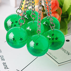 Hot 20 Designs Seven Star Wish Beads Colgante Llavero de plástico Personaje de anime Goku llavero logo Collar con colgante de <span class=keywords><strong>metal</strong></span> para hombres - Product Image 3
