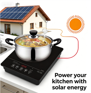 Placa de Inducción <span class=keywords><strong>Solar</strong></span> de 1500W, Cocina de 48V de Bajo Consumo para Áreas Aisladas, Remotas y con Poca Energía Eléctrica - Product Image 2