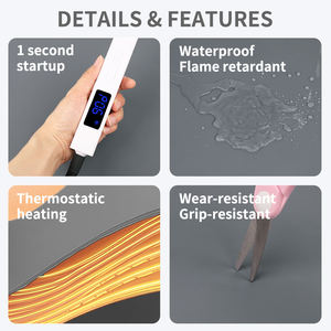 Reptilien-Heizkissen mit einstellbarer Temperatur Einsiedlerkrabben-Heiz matte für Schlangen eidechse unter Tank heiz matte für Reptilien - Product Image 4