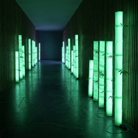 LED-Beleuchtung für Außenbereich, Quadratische Bodenleuchte für Villa und Rasen, Dekorative Wasserdichte Dimmbare Zoo-Landschafts-Atmosphärenbeleuchtung