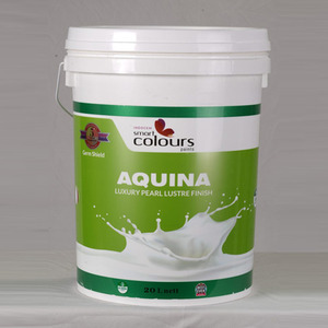 Pintura de emulsión semibrillante premium Aquina para paredes interiores, profesional, para espacios residenciales y comerciales, con un brillo elegante. - Product Image 2