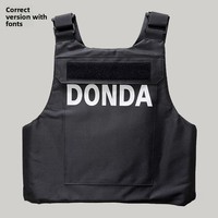 Gilet tactique 900D Kanye DONDA personnalisable pour homme, coupe ajustée, en fibre de polyester, style décontracté, tendance rappeur