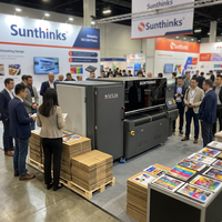Imprimante numérique automatique Sunthinks à passage unique, équipement d'impression d'emballages de haute qualité pour carton ondulé et boîtes en carton