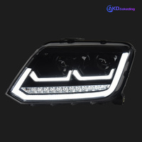 AKD Car Styling Head Lamp para Amorok 2010-2020 LED Proyector Lente Luces delanteras Señal Accesorio automotriz