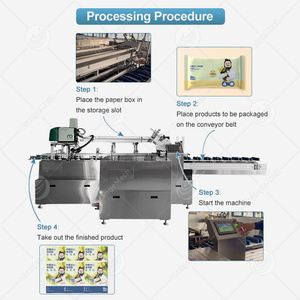Machine d'emballage automatique ORME pour boîtes de mouchoirs en carton, adaptée à de multiples secteurs - Product Image 3