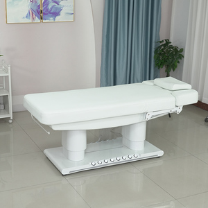<span class=keywords><strong>Table</strong></span> <span class=keywords><strong>de</strong></span> <span class=keywords><strong>massage</strong></span> électrique professionnelle pour esthéticiennes avec trou pour le visage, idéale pour les soins du visage, le waxing et les salons <span class=keywords><strong>de</strong></span> beauté - Product Image 1