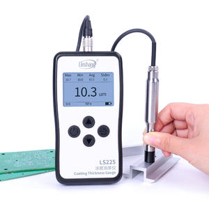 Testeur d'épaisseur de revêtement d'aluminium de marque propre LS225 N1500 Jauge d'épaisseur de revêtement portable NFe 1500μm - Product Image 1