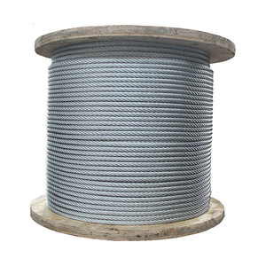 Cable <span class=keywords><strong>de</strong></span> Mensajero <span class=keywords><strong>Galvanizado</strong></span> por Inmersió<span class=keywords><strong>n</strong></span> en Caliente para Instalació<span class=keywords><strong>n</strong></span> Aérea, 5/<span class=keywords><strong>16</strong></span>\", 1x7, Alta Resistencia - Product Image 5