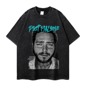 เสื้อยืดโอเวอร์ไซส์ทรงหลวม 240 กรัม พิมพ์ลายดิจิตอลเต็มตัว โลโก้ขนาดใหญ่ ผ้าคอตตอนหนา ทรงบ็อกซี่ สำหรับผู้ชาย - Product Image 3