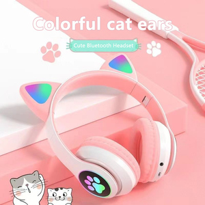 Hot Bán Mèo Tai Tai Nghe Không Dây RGB Luminous Head-Gắn <span class=keywords><strong>Bluetooth</strong></span> Tai Nghe Hơn Tai Tai Nghe Chơi Game - Product Image 5