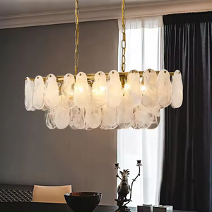 Prix usine Lustre en cristal de luxe léger Salon Postmoderne chambre principale lumière de la chambre - Product Image 3