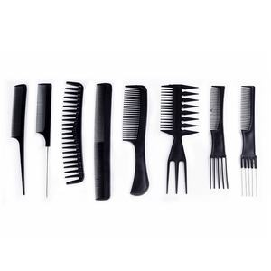 Set di capelli con pettine pieghevole in dieci pezzi classico ionico per la casa Pompadour taglio di capelli transfrontaliero pettini a coda appuntita in plastica e acciaio - Product Image 6