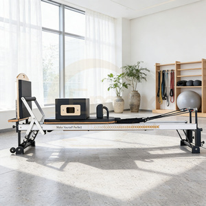 Barra de Engranajes Deslizante Ajustable Estilo Revo de Ochi Factory, Reformer de Pilates de Aluminio Resistente para Spa y Retiro - Product Image 1