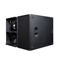 Subwoofer double actif de 15 pouces, audio professionnel, 2*15 pouces, système de sonorisation pour concerts en plein air