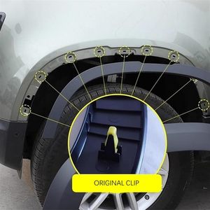 Kit de ajuste de arcos de rueda negro brillante con barras de luz LED para modelos <span class=keywords><strong>Land</strong></span> <span class=keywords><strong>Rover</strong></span> <span class=keywords><strong>Defender</strong></span> L663 4 puertas 2020 2021 <span class=keywords><strong>2022</strong></span> 2023 - Product Image 5