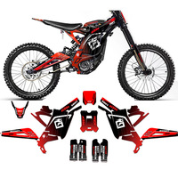 Autocollants graphiques personnalisés imperméables pour Sur Ron Light Bee, résistants aux rayures, pour moto électrique tout-terrain
