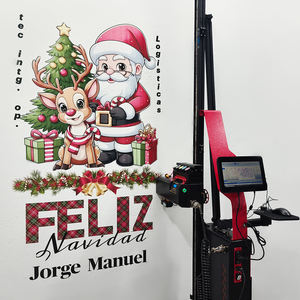 Imprimante murale avec connexion par câble spiralé pour les fresques de hall d'hôtel et l'image de marque des cafés, certifiée CE - Product Image 4