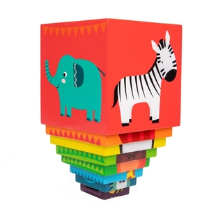 HOYE CRAFT Educational <strong>Number</strong> Wood <strong>Blocks</strong> Toys Nesting and <strong>Stacking</strong> <strong>Blocks</strong> Wooden <strong>Stacking</strong> Game for Kids - Product Image 4