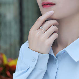 2ct Moissanite <strong>Ring</strong> Six Claw Female Elegant S925 Sterling Silver <strong>Ring</strong> Round Brilliant Cut Women Jewelry <strong>Fine</strong> Jewelry <strong>Ring</strong> - Product Image 5