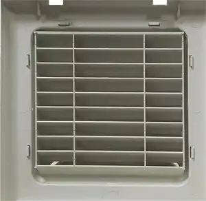 Cubiertas de ventilación de aire externas encapuchadas Rejilla de 100mm con obturador de fondo Paredes Extractor Ventilador Ventilación Resistente a la intemperie