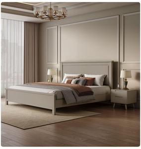 Set di Mobili per <span class=keywords><strong>Camera</strong></span> <span class=keywords><strong>da</strong></span> <span class=keywords><strong>Letto</strong></span> di Lusso, Design di Alta Gamma, Stile Antico, <span class=keywords><strong>Letto</strong></span> King Size in Legno di Betulla Massiccio per Arredamento Alberghiero - Product Image 4