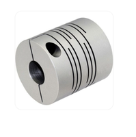 Accouplements d'arbre flexibles en alliage d'aluminium DC personnalisables, compatibles OEM pour machines et imprimantes 3D