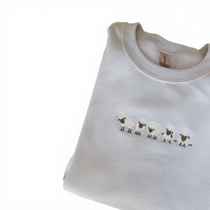 Suéter Personalizado de Gran Tamaño, 100% Algodón, Cuello Redondo, Tejido de Punto, para Invierno, con Logotipo Bordado, Estilo Casual - Product Image 2