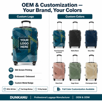 Ensemble de bagages rigides ABS+PC, valise à roulettes de voyage 20/24/28 pouces avec motif personnalisable, valise à roulettes 3 pièces pour le voyage