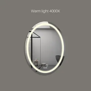 Salão Toque Interruptor De Parede Banheiro Atacado Inteligente Com Luz Espelho LED