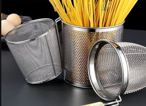 ที่กรองแ<span class=keywords><strong>บ</strong></span><span class=keywords><strong>บ</strong></span>ตะแกรงอเนกประสงค์สำหรั<span class=keywords><strong>บ</strong></span>ทอดเฟรนช์ฟรายส์พร้อมตะกร้า - Product Image 6