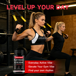 Nitric <b>Oxide</b> Booster Capsules 60 Count Dietary Supplement for Circulation and Muscle Support - Product Image 2