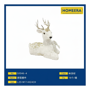 Commercio all'ingrosso 16 pezzi di natale renna Set di 2cm di dimensioni con casa e forma di albero campione di colore L25xW11xH24CM in scatola - Product Image 1