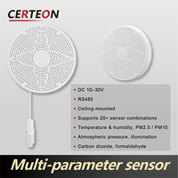 Capteur Qualité Air Multiparamètre RS485 Modbus Plafond Mur PM2.5 CO2 TVOC HCHO Température Humidité Capteur Air